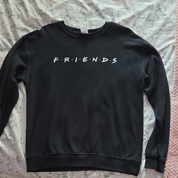 Black 'Friends' Crewneck - Picture 1 of 5